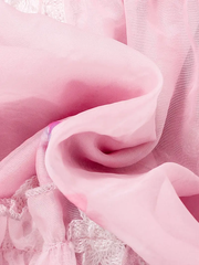 Sweet Pink Floral Halter Dress for Girls trendy Collection