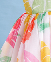 Floral Printed Ruffle Sleeve Frock for Baby Girls Trendy Collection