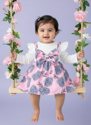 Baby Girl Pink Floral Dress | Cute Infant Fashion