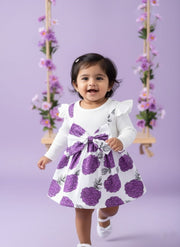 Baby Girl Purple Floral Dress & Outfit Collection