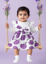 Baby Girl Purple Floral Dress & Outfit Collection
