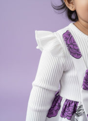 Baby Girl Purple Floral Dress & Outfit Collection