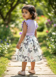 Toddler in Butterfly Dress
