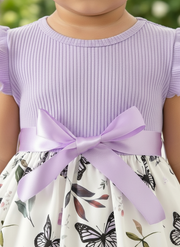 Toddler in Butterfly Dress