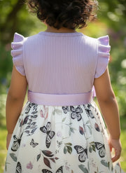 Toddler in Butterfly Dress