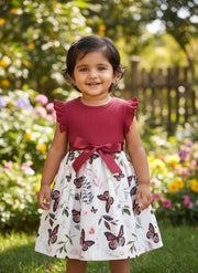 Toddler in Butterfly Dress