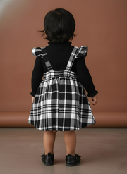 Girl Plaid Christmas Dress