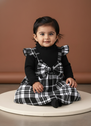 Girl Plaid Christmas Dress