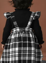 Girl Plaid Christmas Dress