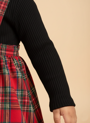 Baby Girl Red Plaid Jumper Dress