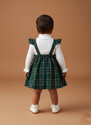 Girl Plaid Christmas Dress