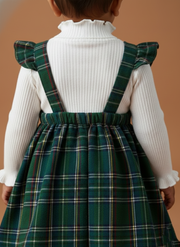 Girl Plaid Christmas Dress