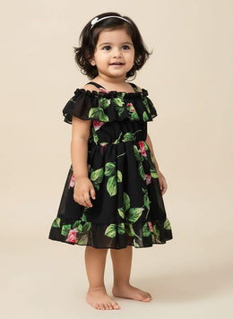 Charming Toddler Floral Dress | Baby Girl Fashion