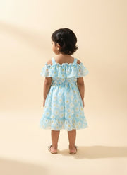 Daisy Off-Shoulder Dress for Baby Girls