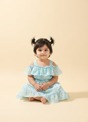Daisy Off-Shoulder Dress for Baby Girls