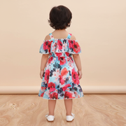 Toddler Floral Off-Shoulder Dress