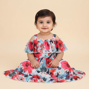 Toddler Floral Off-Shoulder Dress