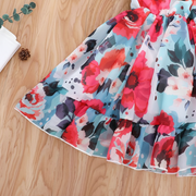 Toddler Floral Off-Shoulder Dress