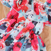 Toddler Floral Off-Shoulder Dress Trendy Collection