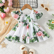 Baby Girl Rose Print Dress Collection trendy Collection