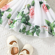 Baby Girl Rose Print Dress Collection trendy Collection