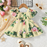 Baby Girl Rose Print Dress Collection trendy Collection