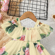 Baby Girl Rose Print Dress Collection trendy Collection