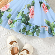 Baby Girl Rose Print Dress Collection trendy Collection