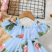 Baby Girl Rose Print Dress Collection trendy Collection