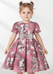 Charming Floral Toddler Dress | Magnolia Bow Design