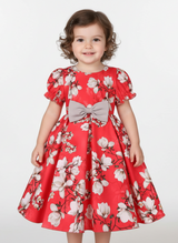 Charming Floral Toddler Dress | Magnolia Bow Design